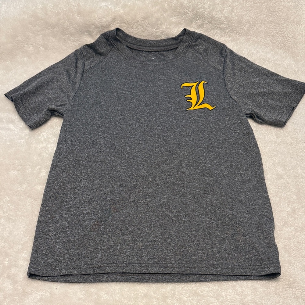 Kids Gray T-Shirt with Yellow Logo